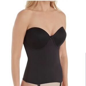 Va Bien Ultra Lift Hourglass Bustier With Garters Nude Size 38DD